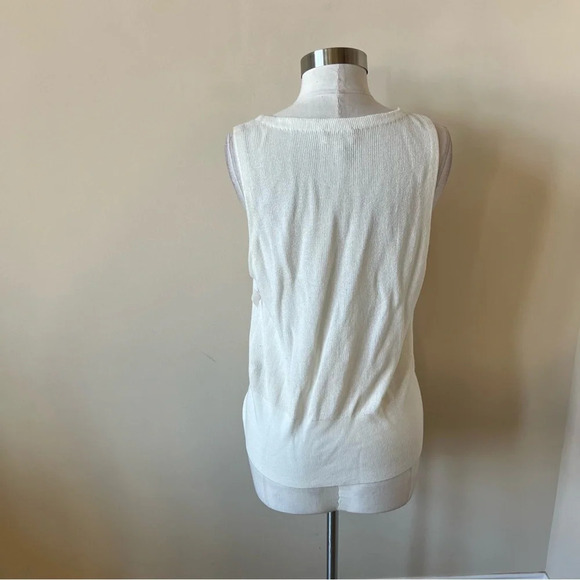 New! L’Agence Odessa cross front top white knit nwot 17620 - Picture 6 of 10